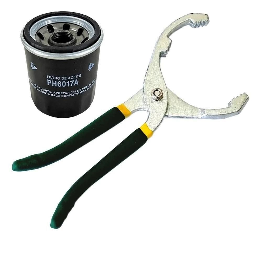Alicate Saca Filtro De Oleo Tubo Escapamento Ajustavel 50 100mm Mecanico 3 Niveis De Ajuste Emborrachado Profissional