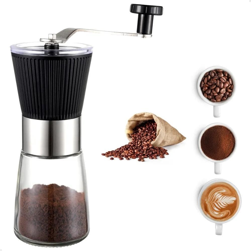 Moedor De Café Em Grãos Manual Com Mecanismo Em Cerâmica