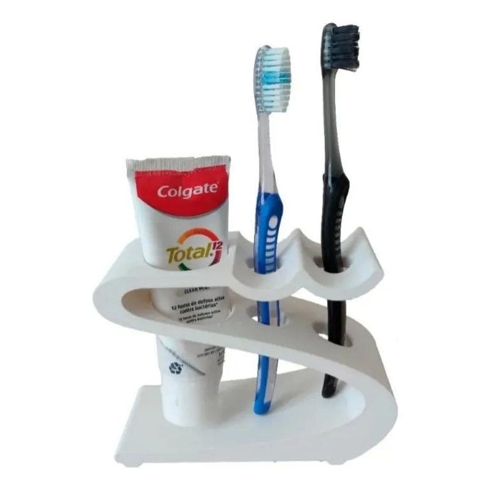 2X Suporte De Creme Dental E Escova De Dentes S