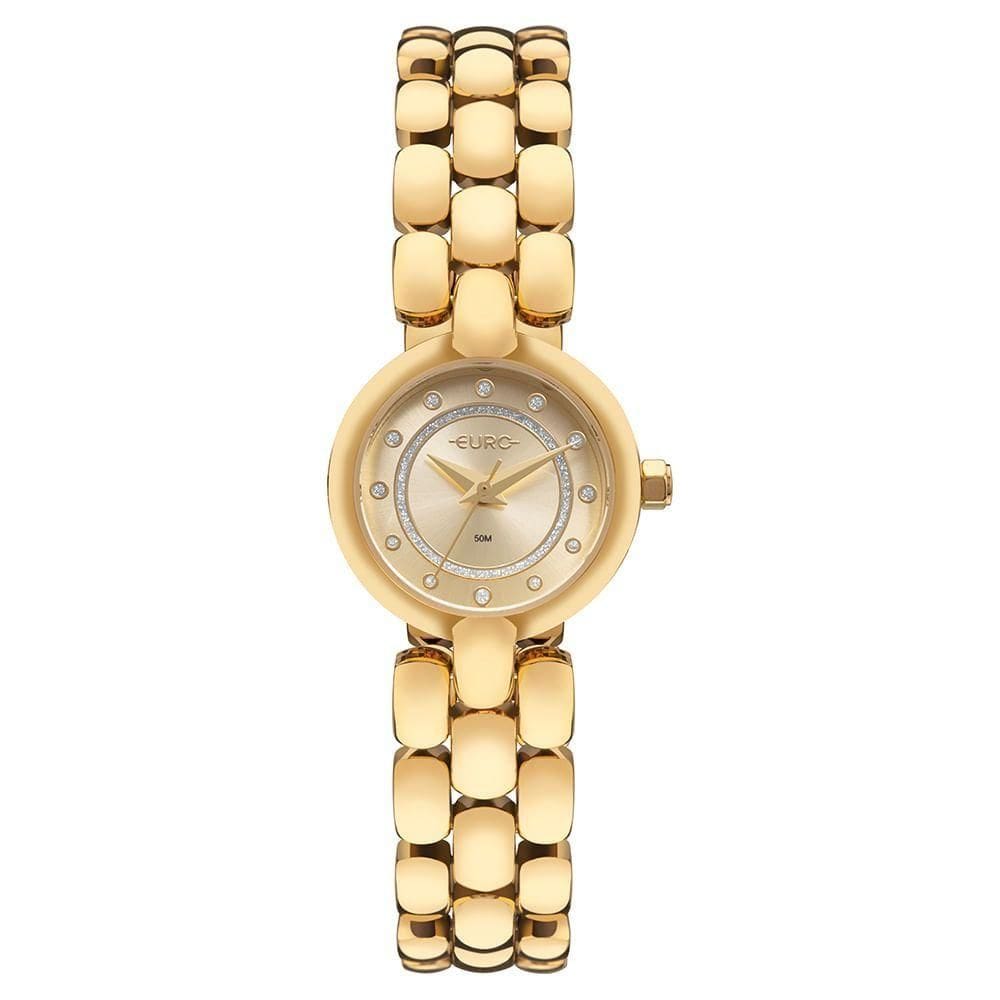Relógio Euro Feminino Mini Lux Dourado - Eu2036ywc-4d