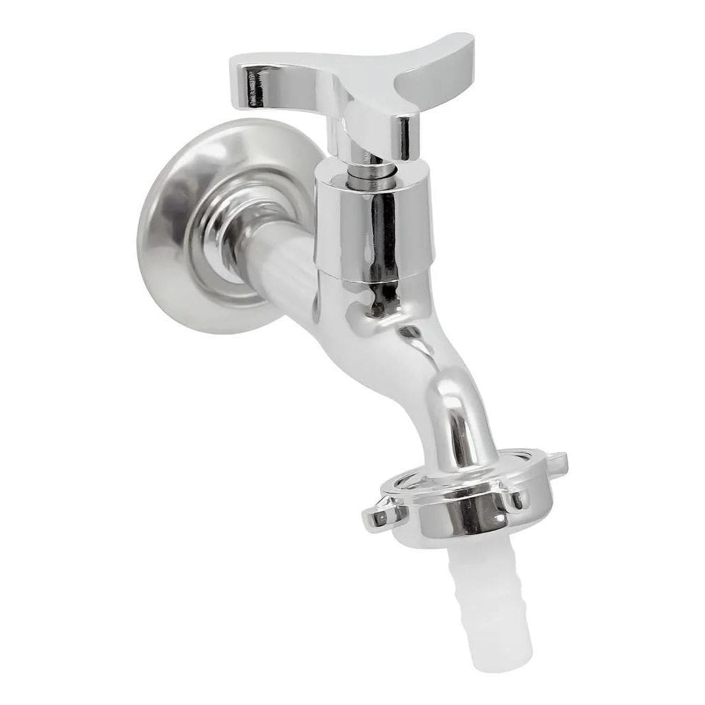 3X Torneira Para Tanque Jardim Metal Alavanca 1/4 De Volta C