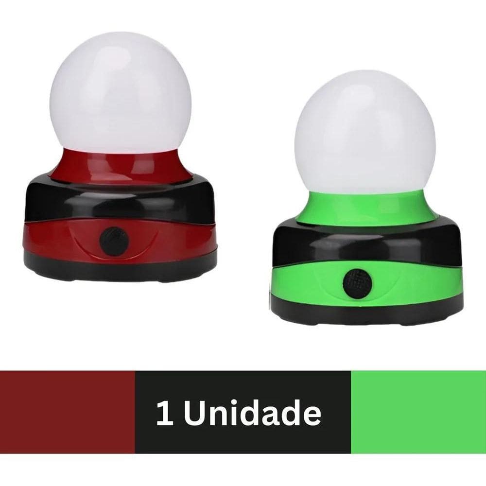 Luminária De Led A Pilha Portátil Abajur Com Alça Base De Im