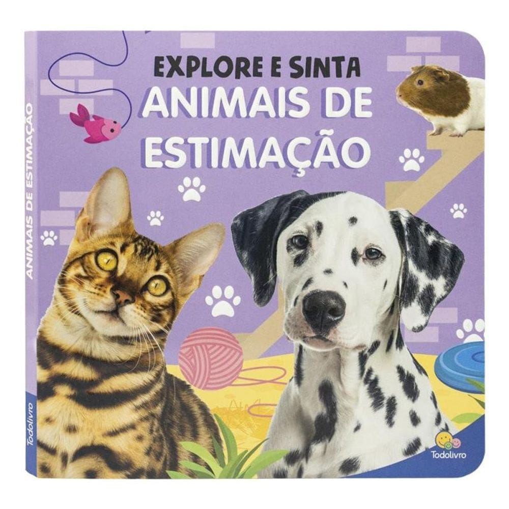 Explore e Sinta - Com relevo: Animais de Estimação