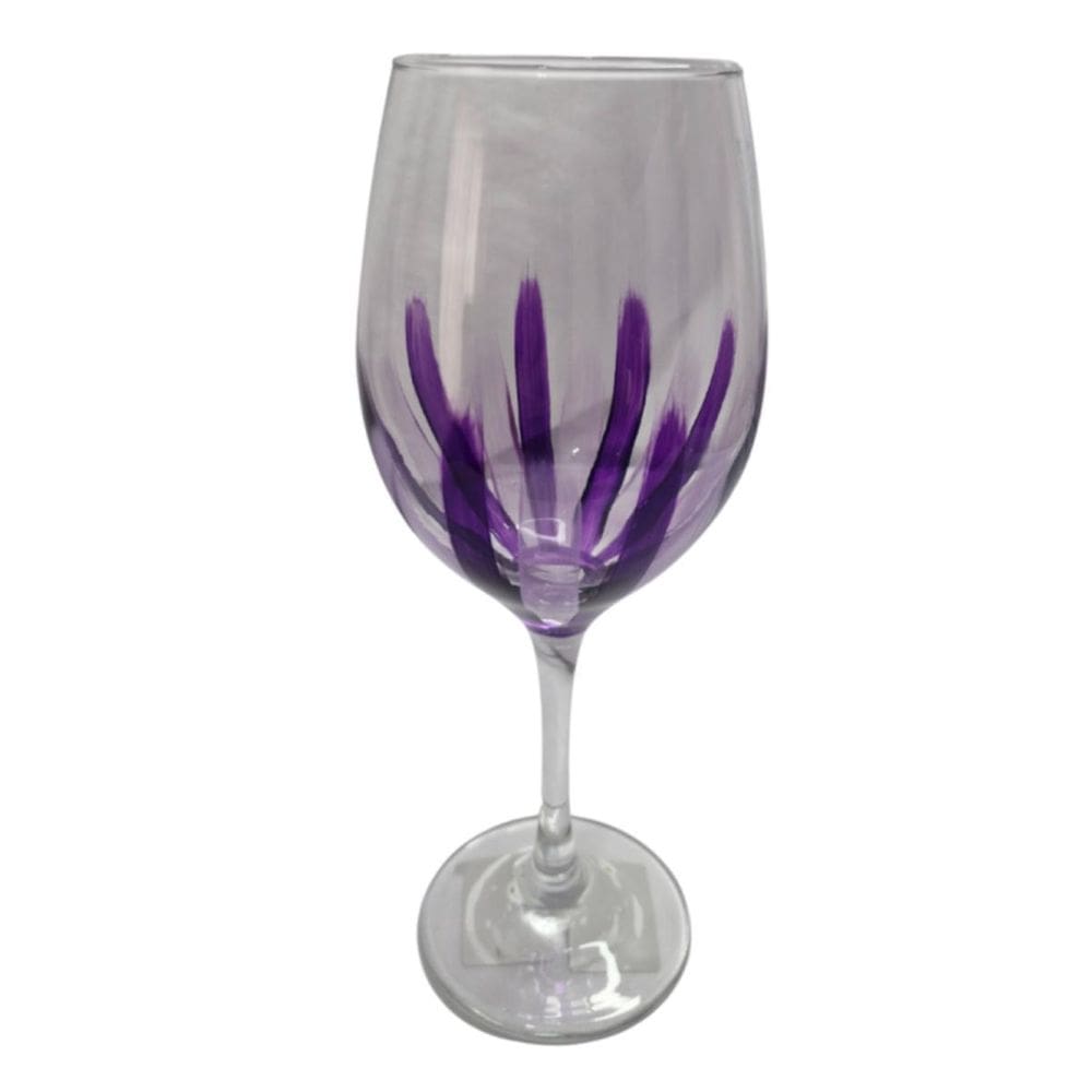 Taça De Vidro Grande 490Ml Vinho Água Roxa