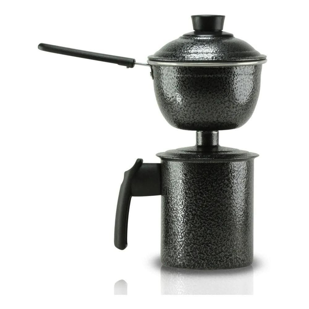 2X Cuscuzeira Individual Mini Alumínio Pequena 250 Ml Fitnes