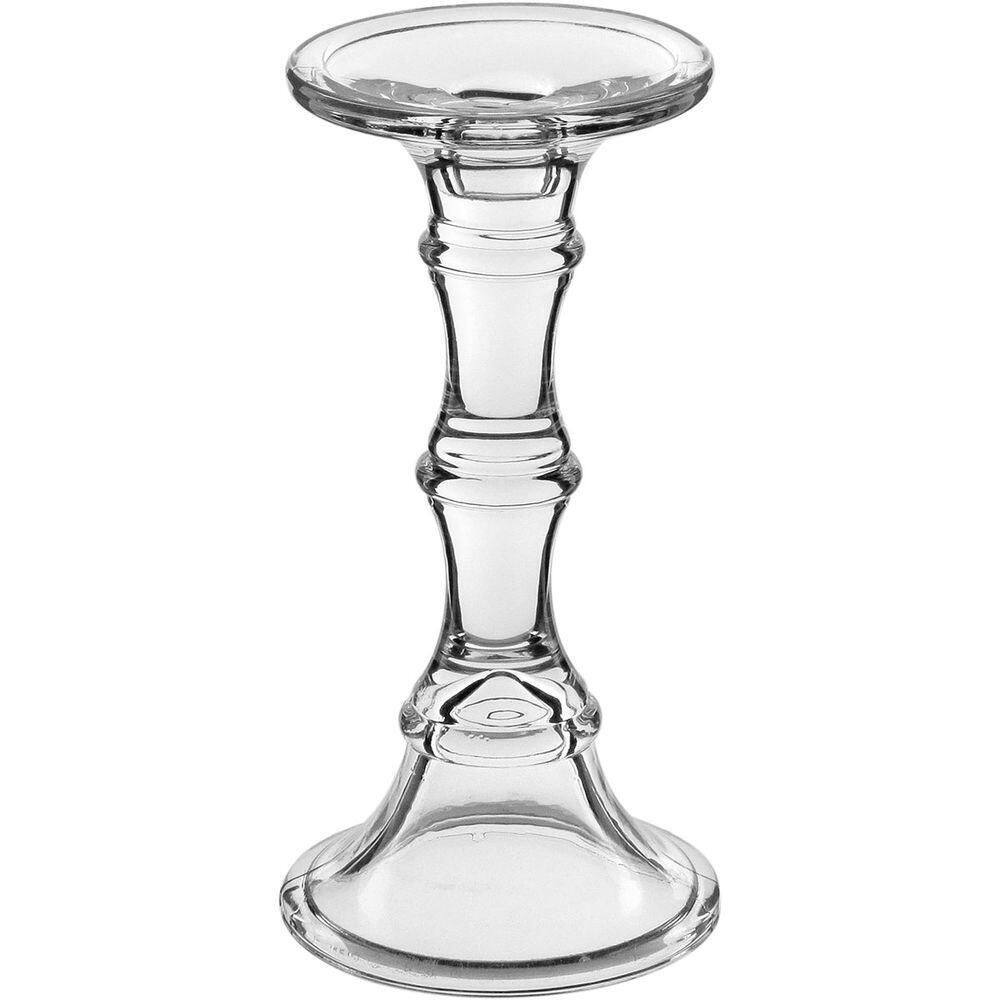 Castiçal Porta Vela Decorativo Eco Crystal 23x10x10cm