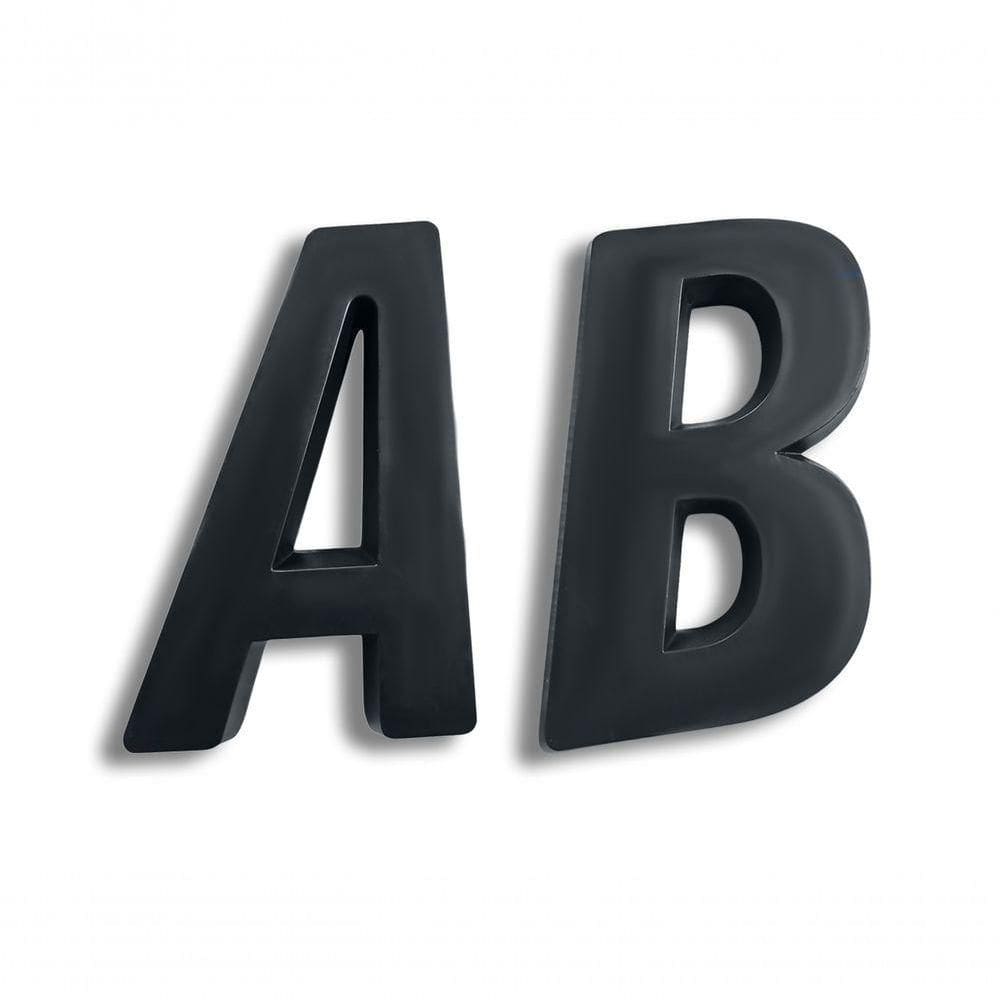 Residencial Preto 3d Porta Parede Casa Prédio Empresa B