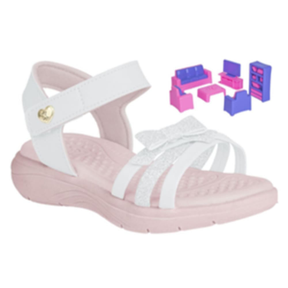 Sandália Infantil Menina Com Brinquedo Kidy 192-1079-0004