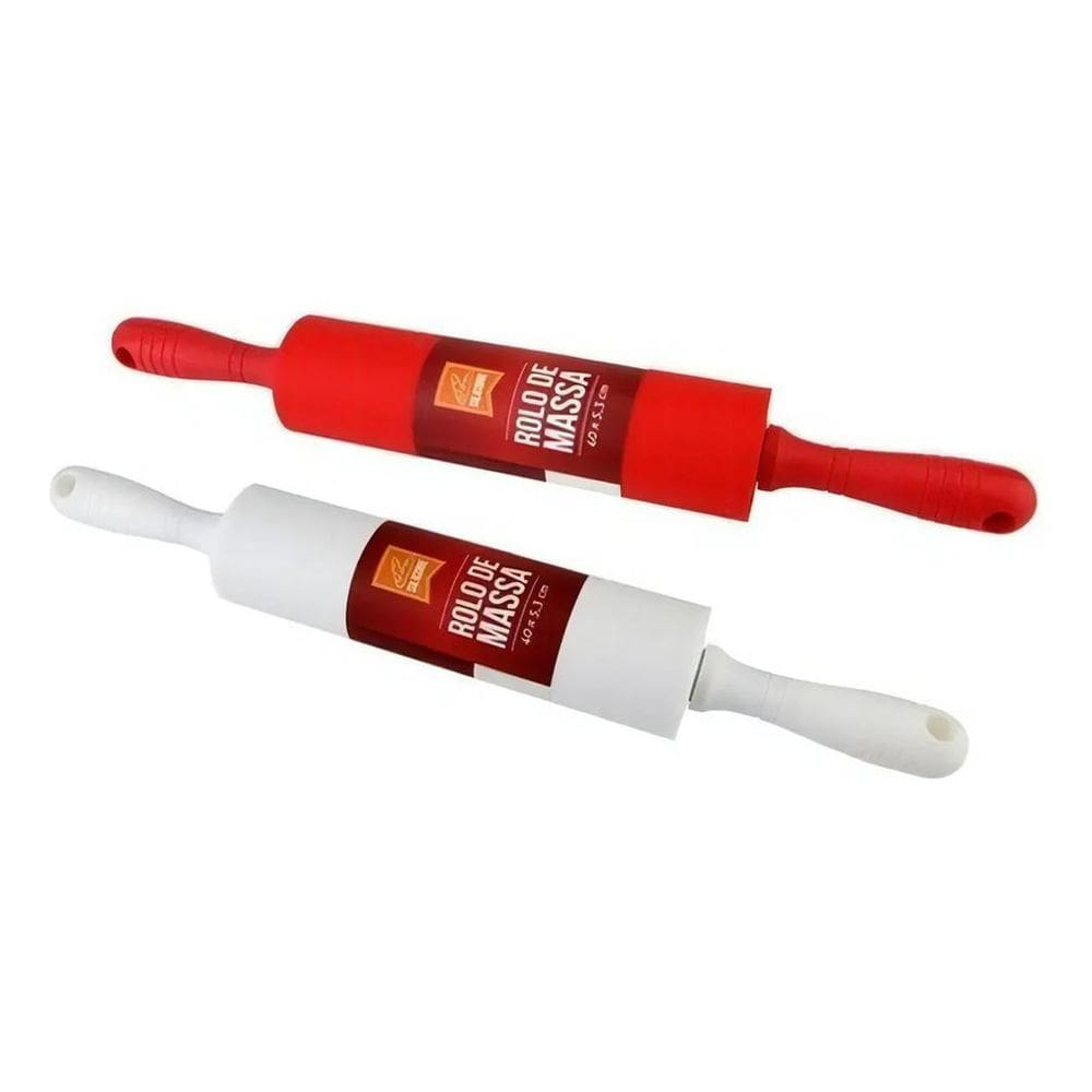 2X Rolo De Massa Giratório De Silicone Para Macarrão Pizza P