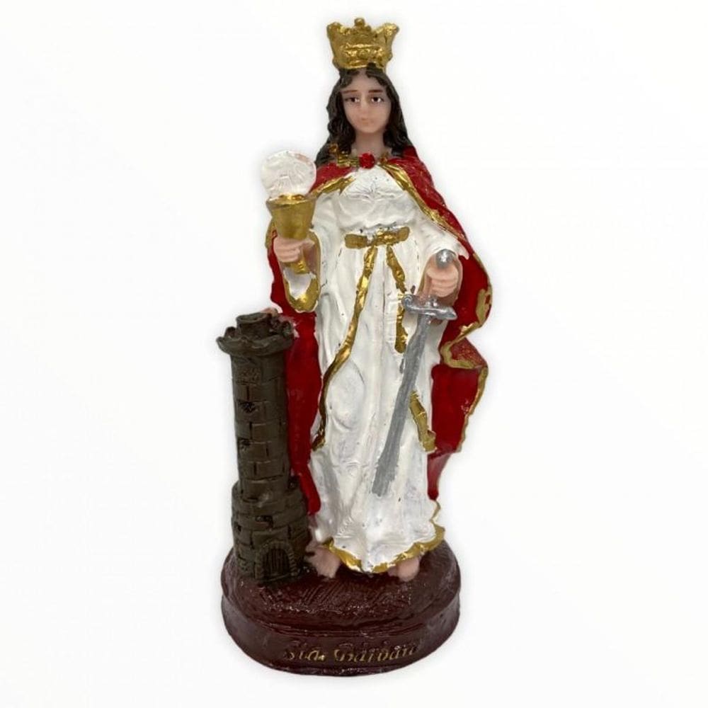 Escolha Sua Imagem Santa Católica Em Resina Tamanho Médio