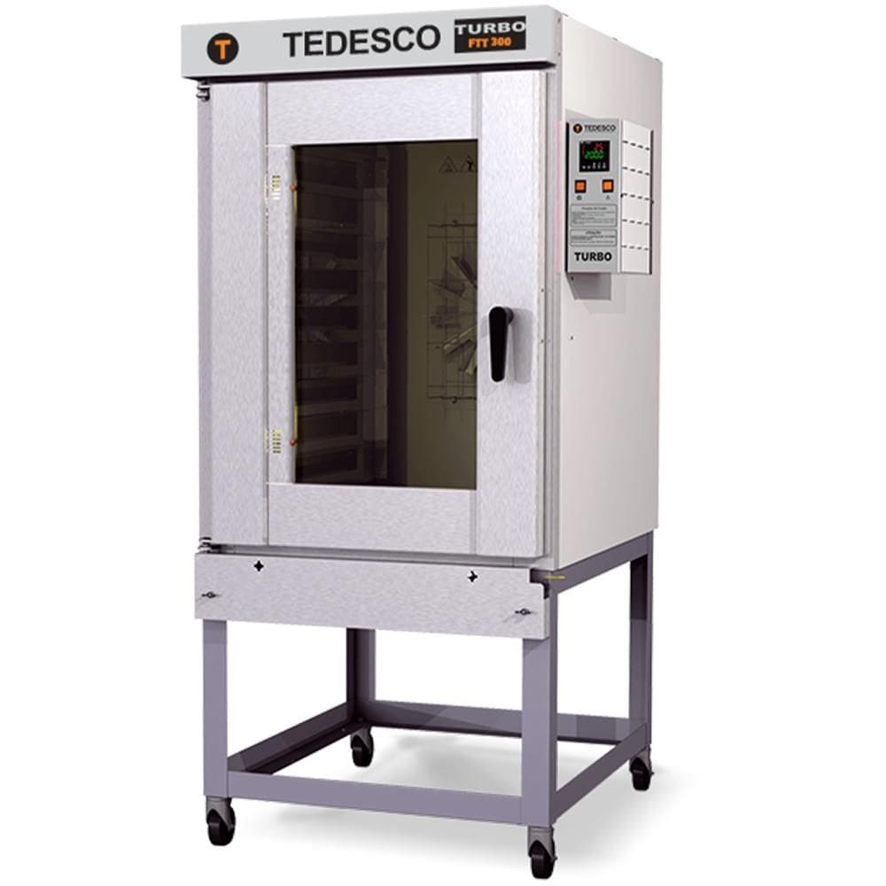 Forno Turbo Elétrico Tedesco 10 Esteiras Trifásico 220V FTT-300E