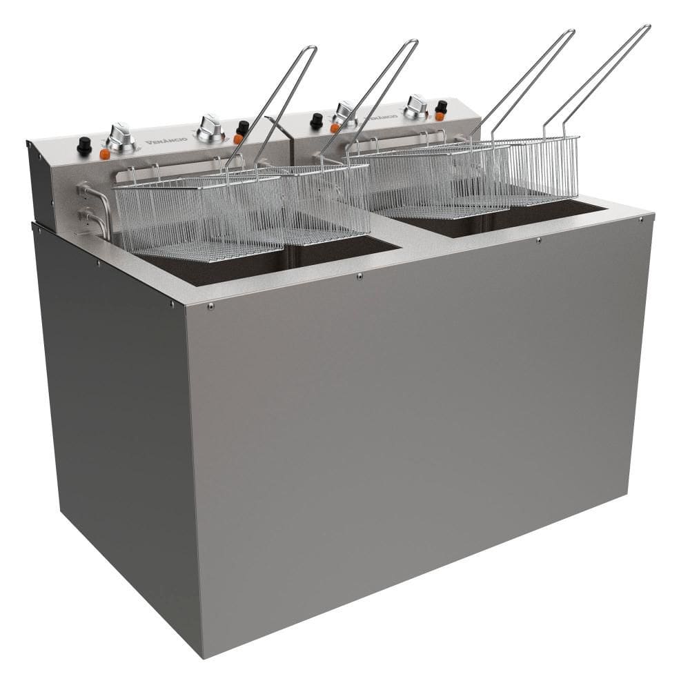 Fritadeira Elétrica Água e Óleo Venâncio Duplo Mesa Power 23 Litros 4 Cestos Pequenos 220V SFAO4DP-ID-38286