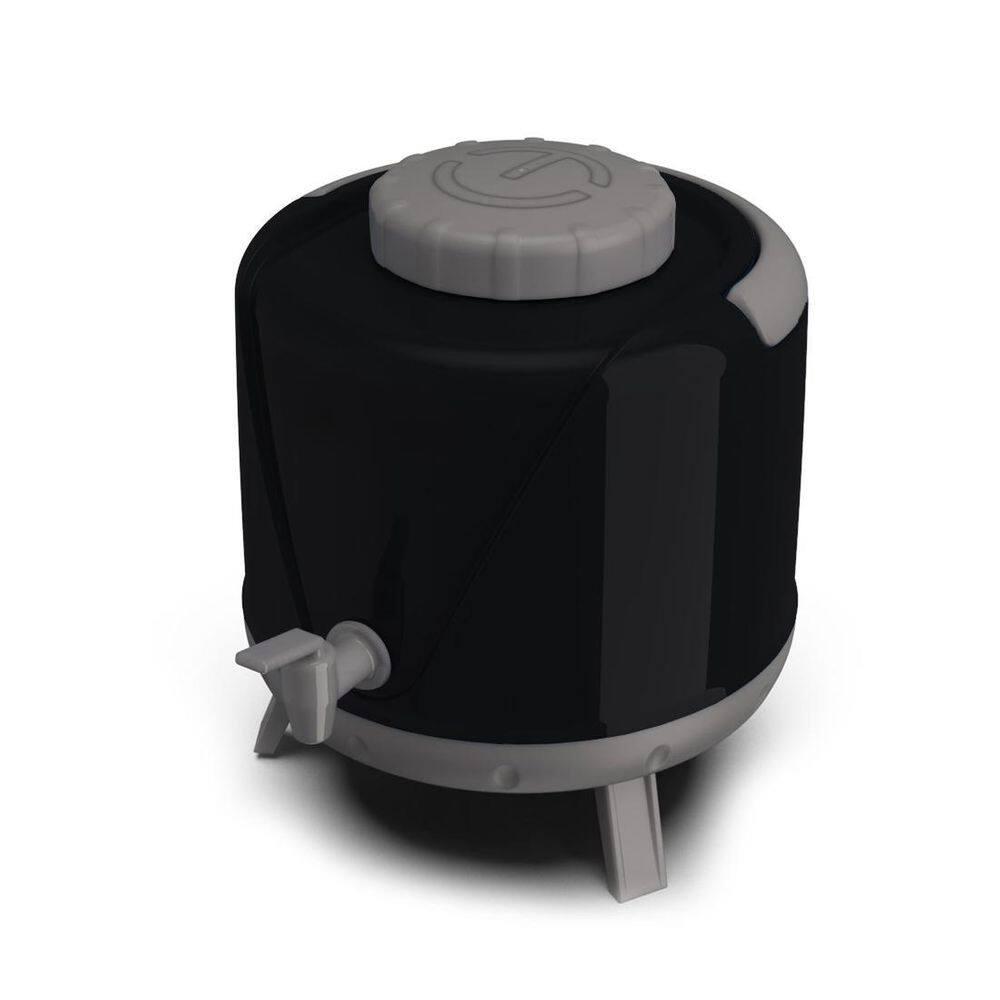 Botijão Arezzo Garrafa Galão Térmico Com Torneira 5L Preto