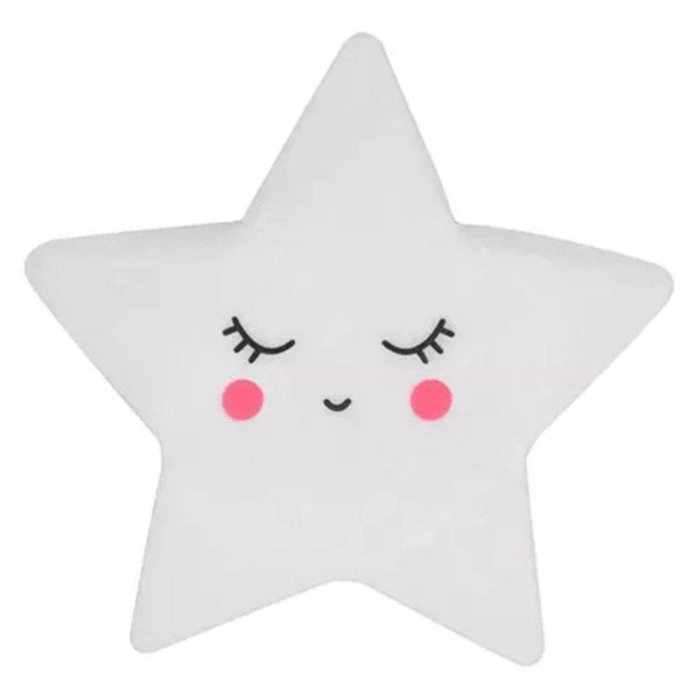 Luminária Estrela Led Infantil Luz Suave E Design Encantador