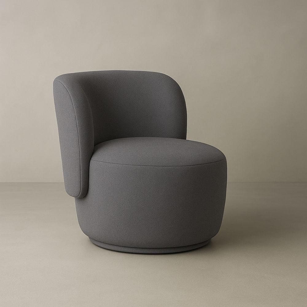 Poltrona Orgânica Biet Bouclé Premium Cinza