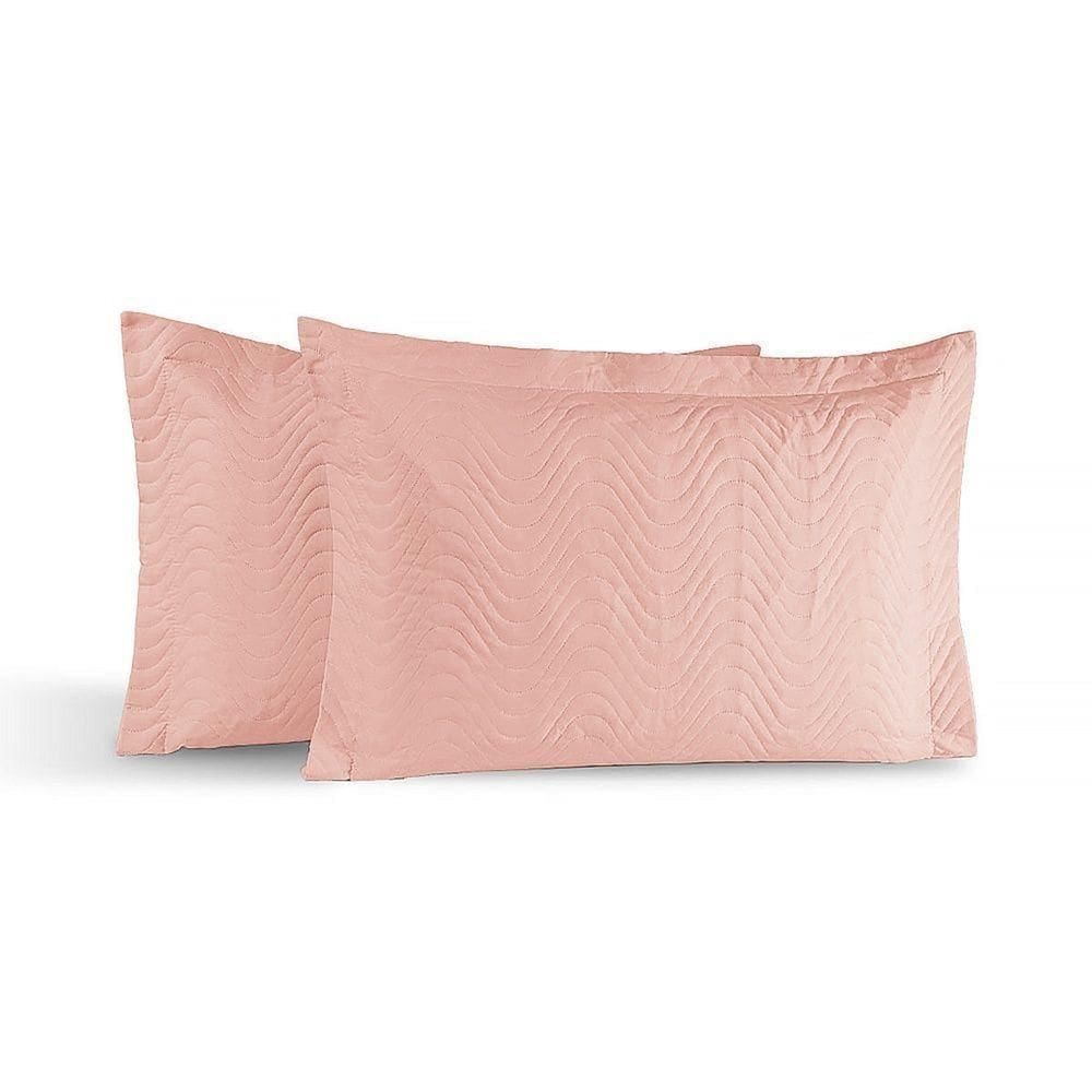 Kit 02 Portas Travesseiros Percal 200 Fios Algodão Gold 100% Algodão - Rosê