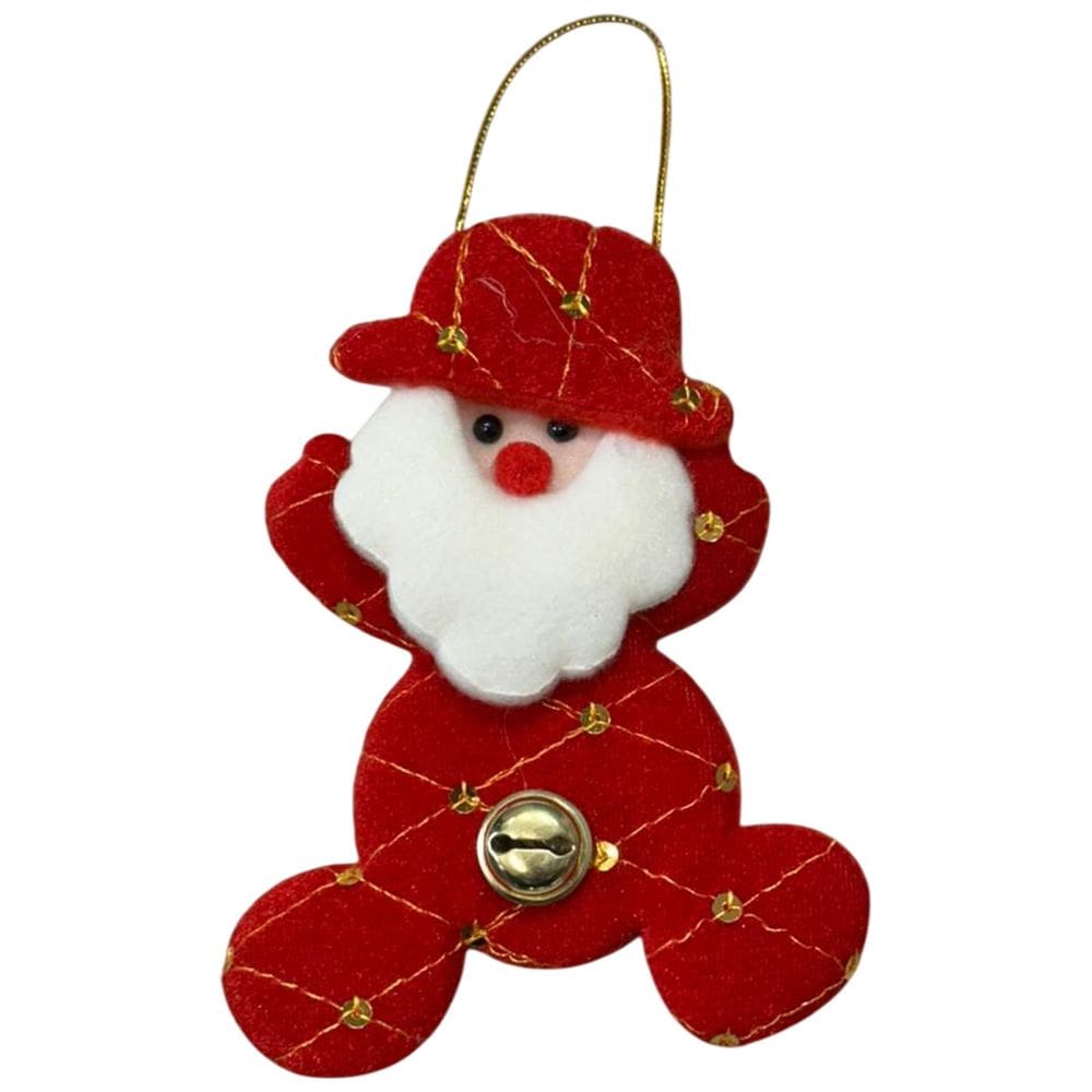 Pendente Decorativo Natal Papai Noel 14cm Enfeite Natalino