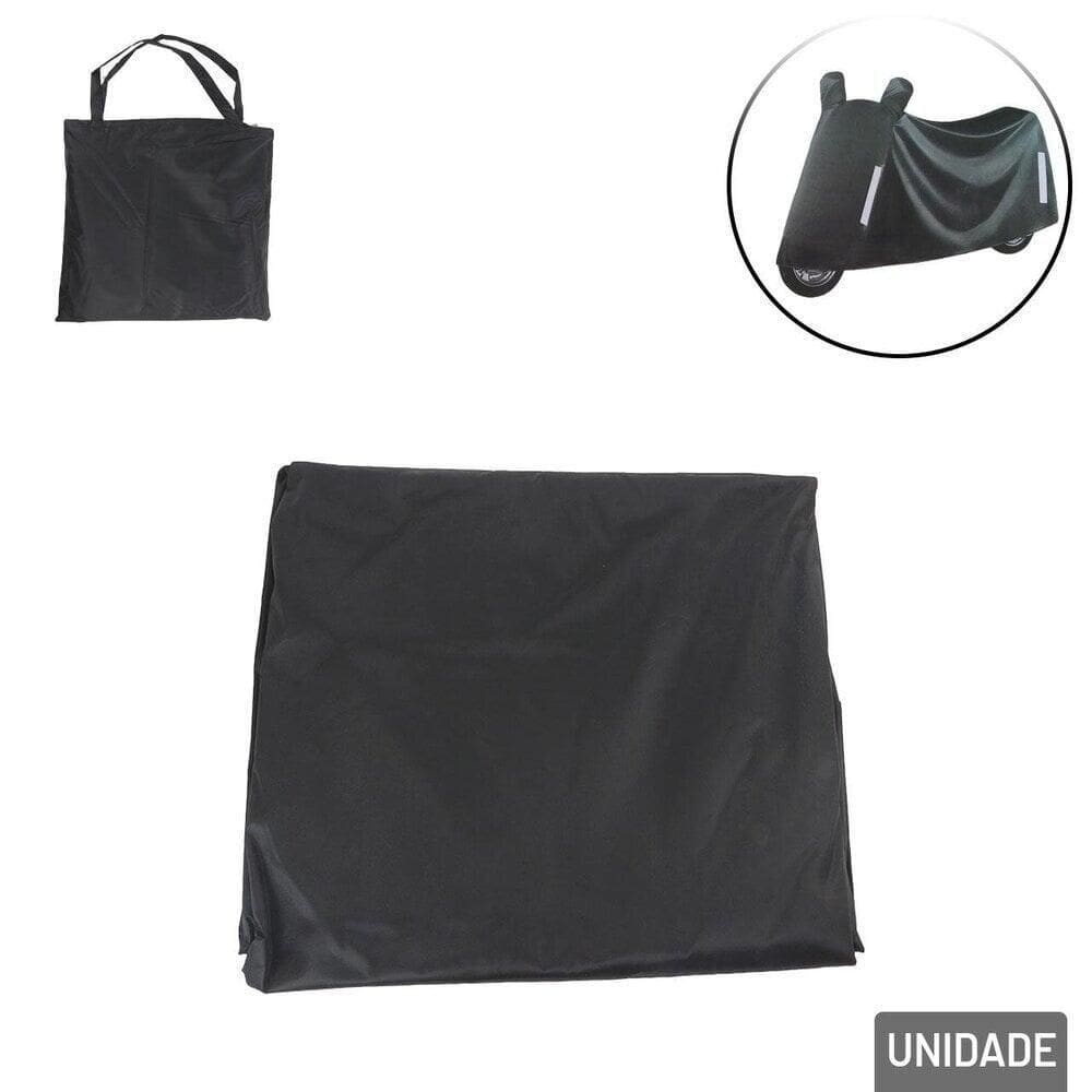 Capa Para Moto Impermeável 1,7m Preto - Tudo em Caixa