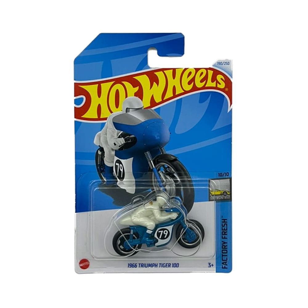 Miniatura Carro 1966 Triumph Tiger 100 1:64 Hot Wheels