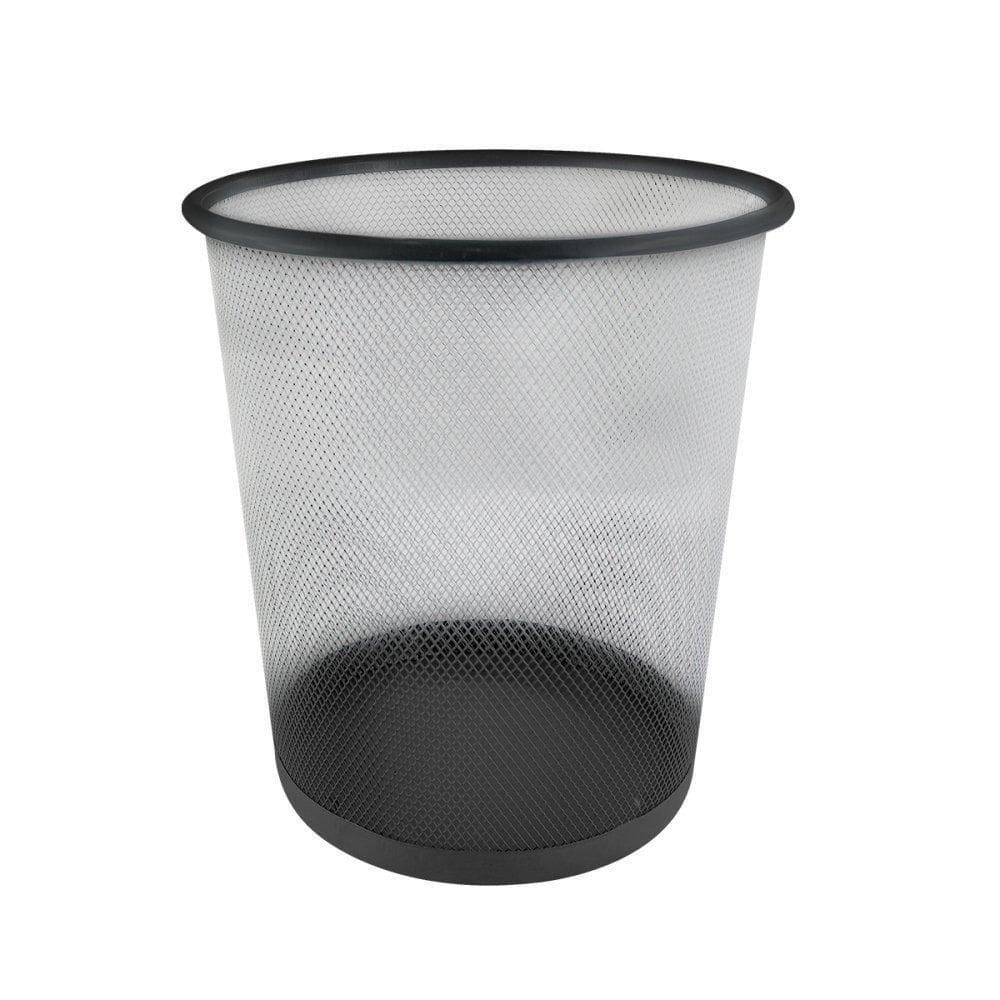 Cesto De Lixo Aramado De Ferro 10 Litros - Preta