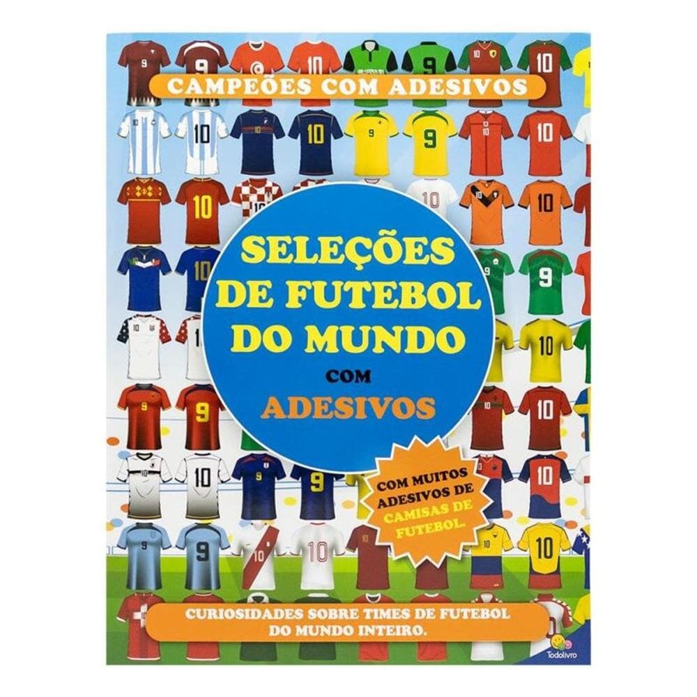 Campeões com Adesivos: Seleções de Futebol do Mundo