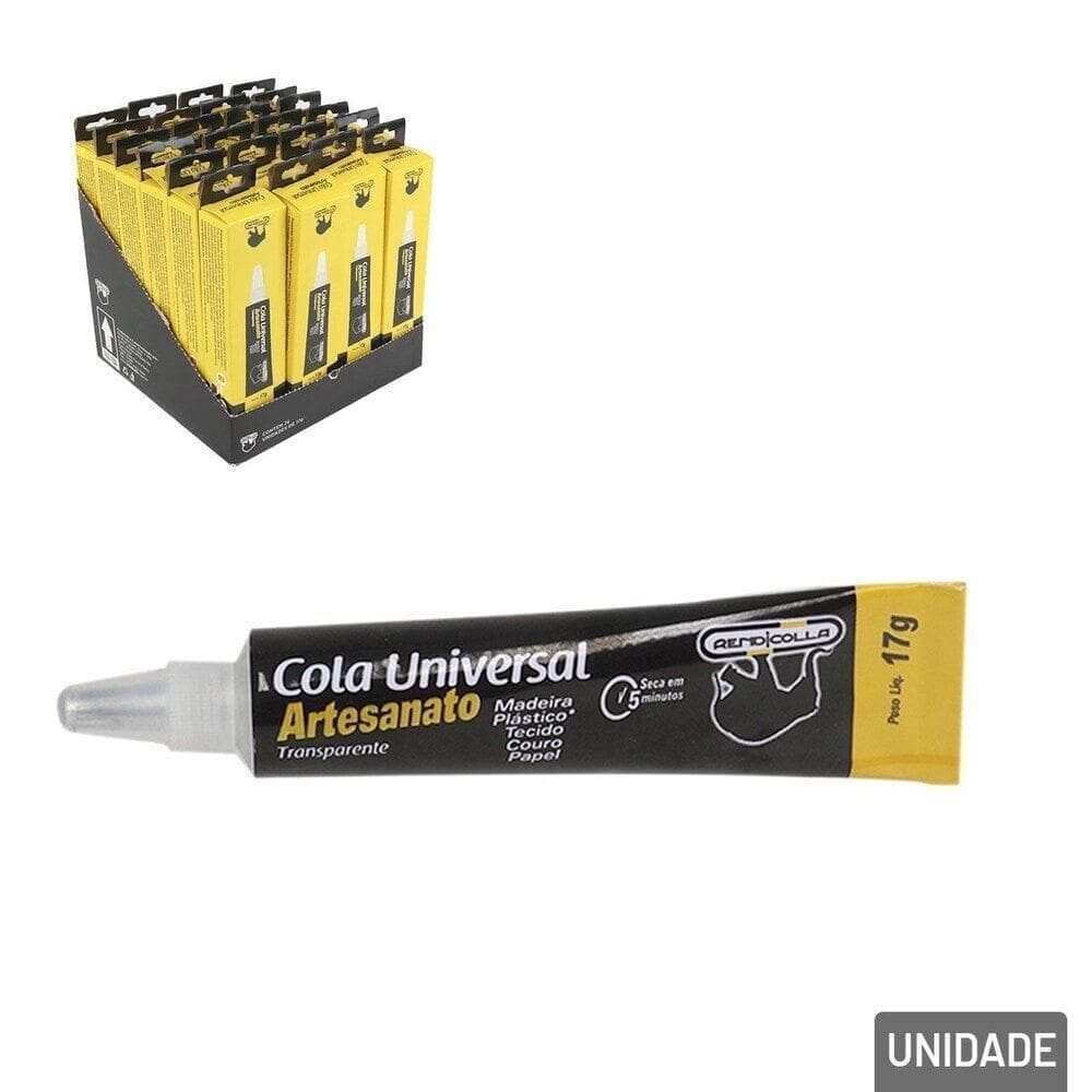 Cola Para Artesanato 17g Universal Bisnaga - Tudo em Caixa