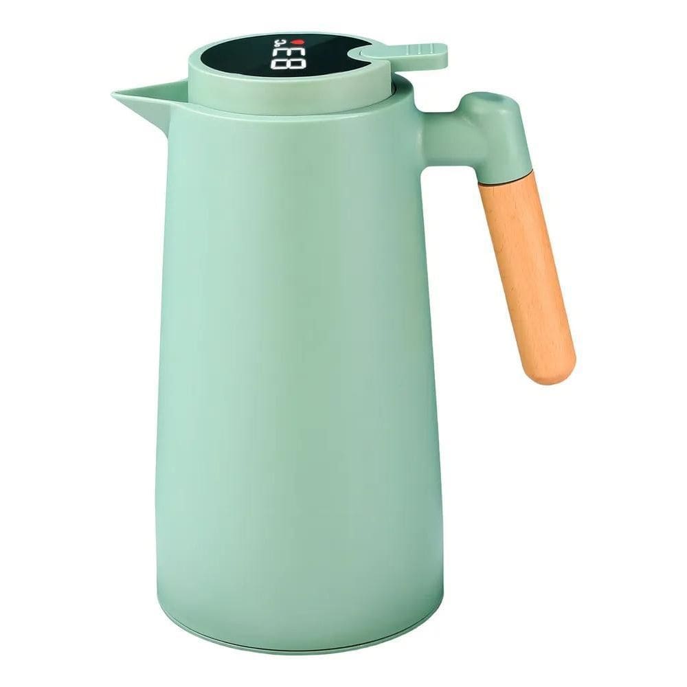 2X Garrafa Térmica Verde Termometro Smart Display Chega Hj S