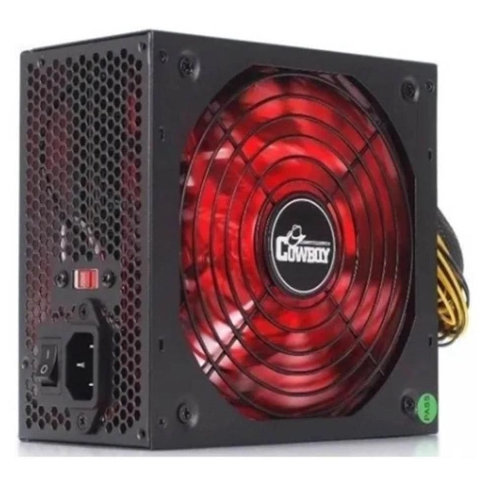Fonte Atx Gamer Para Pc 600w Real Silenciosa Bivolt Leds Kp-535