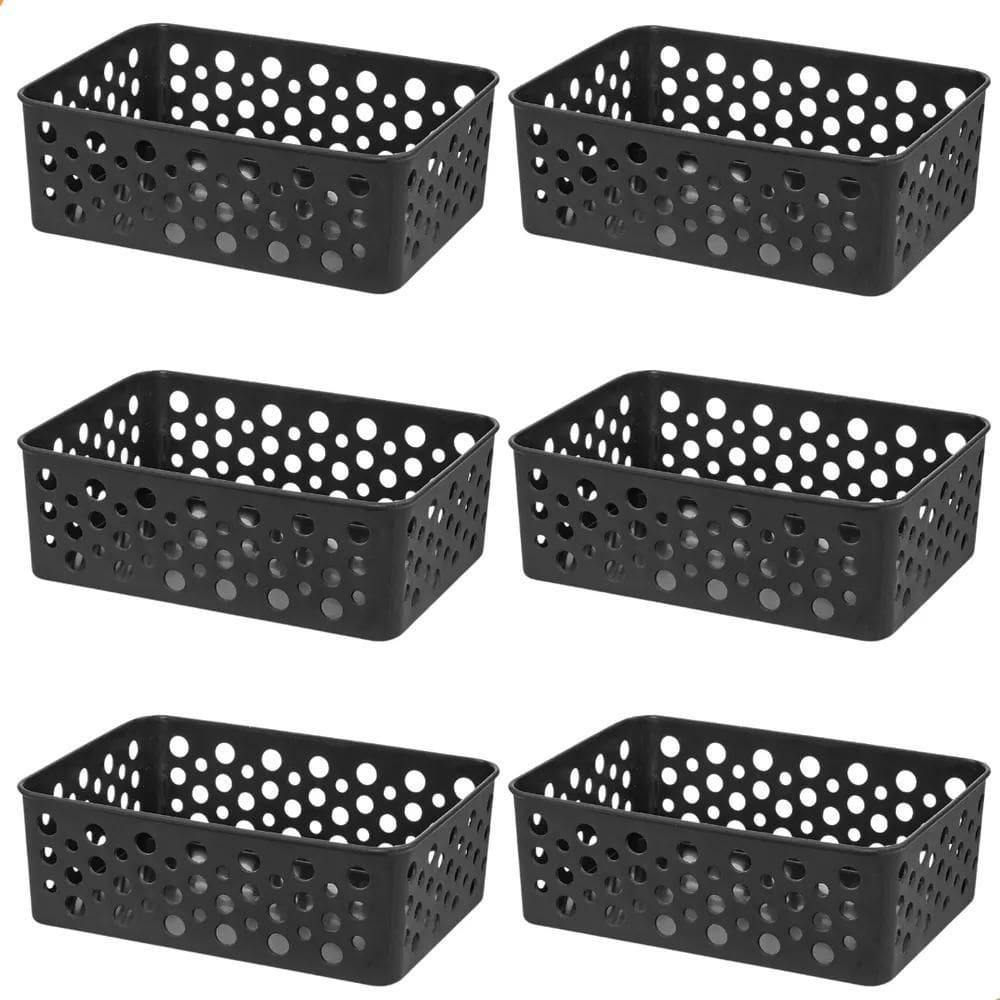 Kit 6 Cesto Organizador Pequeno 19X14X6 Caixa Multiuso