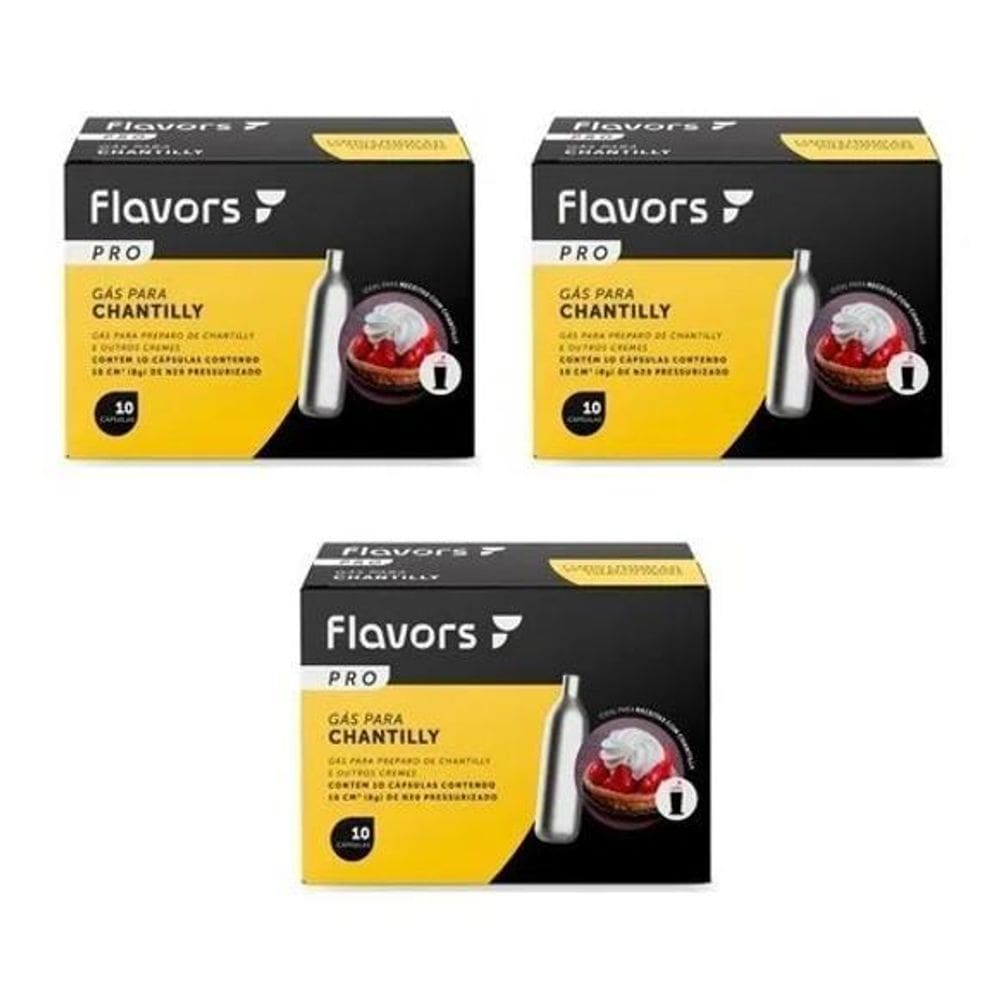 Gás Chantilly Moscow Mule Garrafa Sifão Kit 30 Capsulas N2O