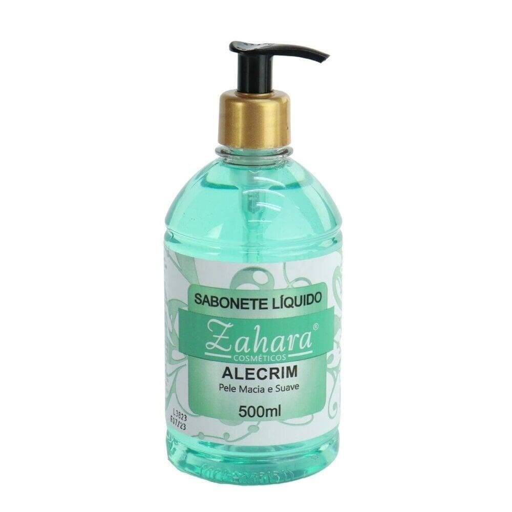 Sabonete Líquido 500ml Alecrim com Válvula - Tudo em Caixa