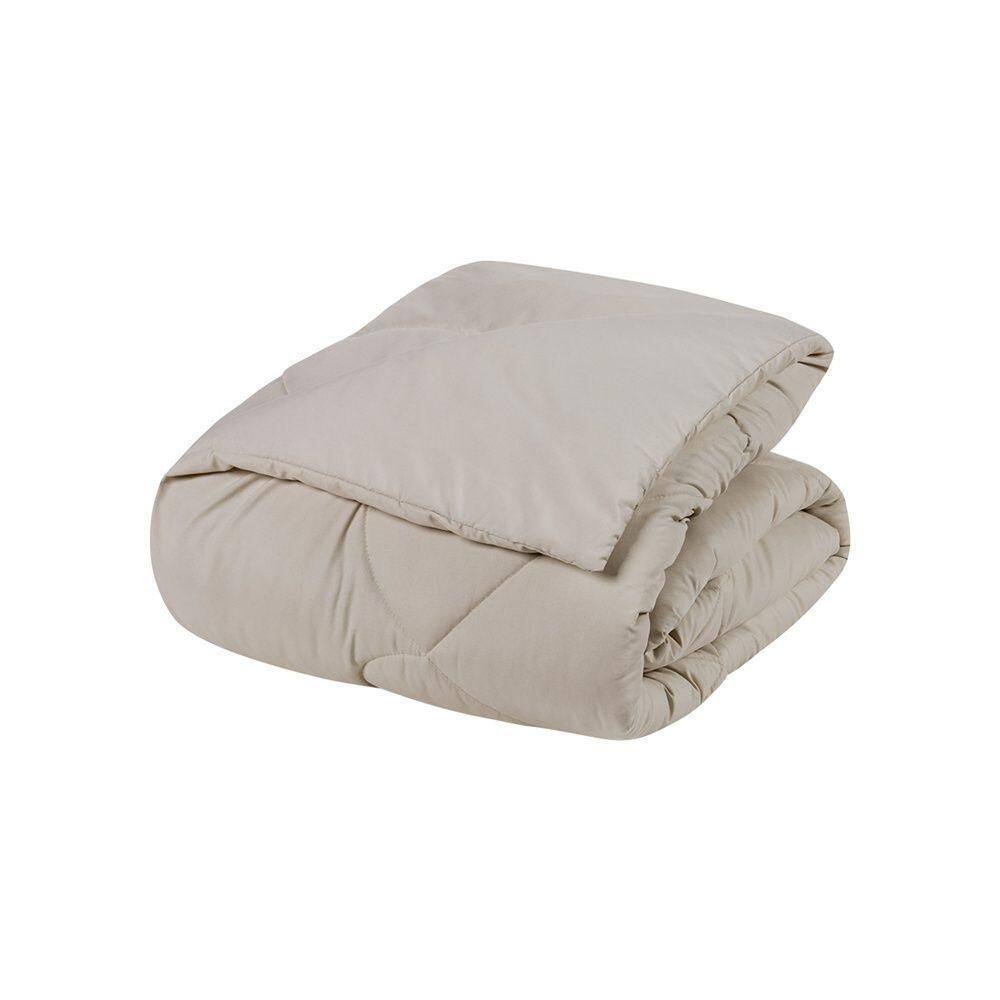 Edredom 1 Peça Solteiro Percal 200 Fios Unique 100% Poliéster - Avelã