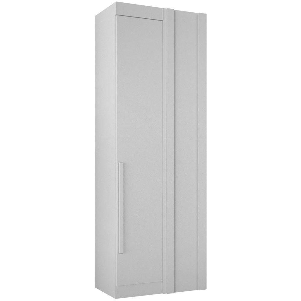 Guarda Roupa Modulado Individual Canto Orion Branco 1 Porta Leifer Móveis