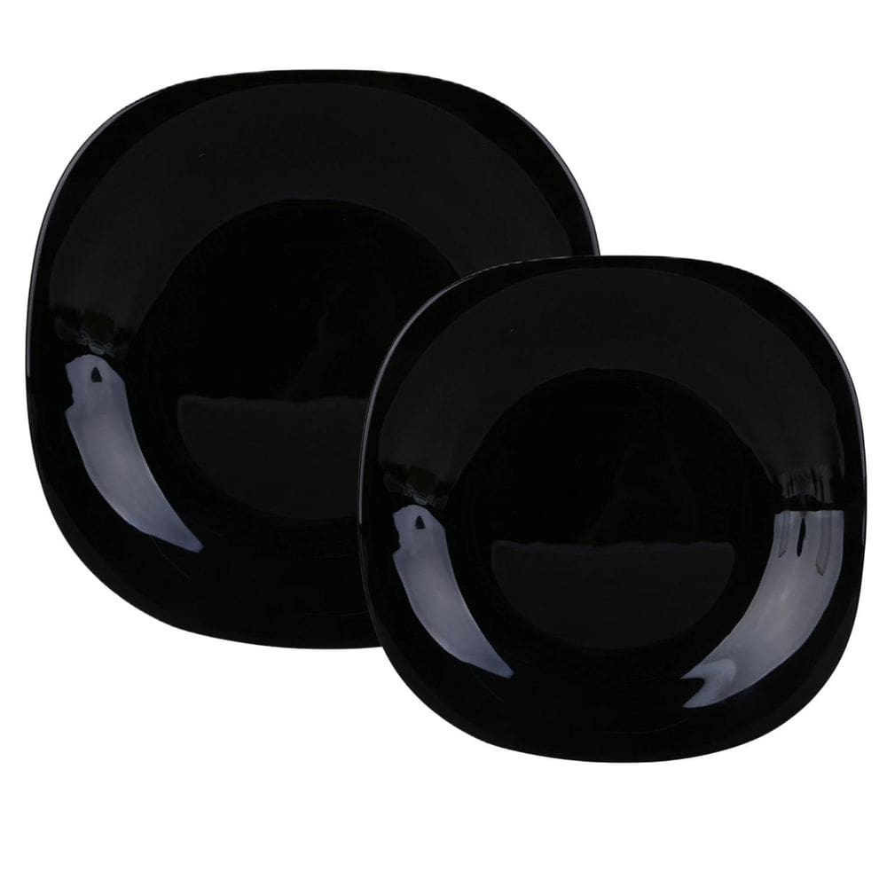 Aparelho De Jantar Jogo Pratos Kit 8 Pçs Dama Vidro Opalino