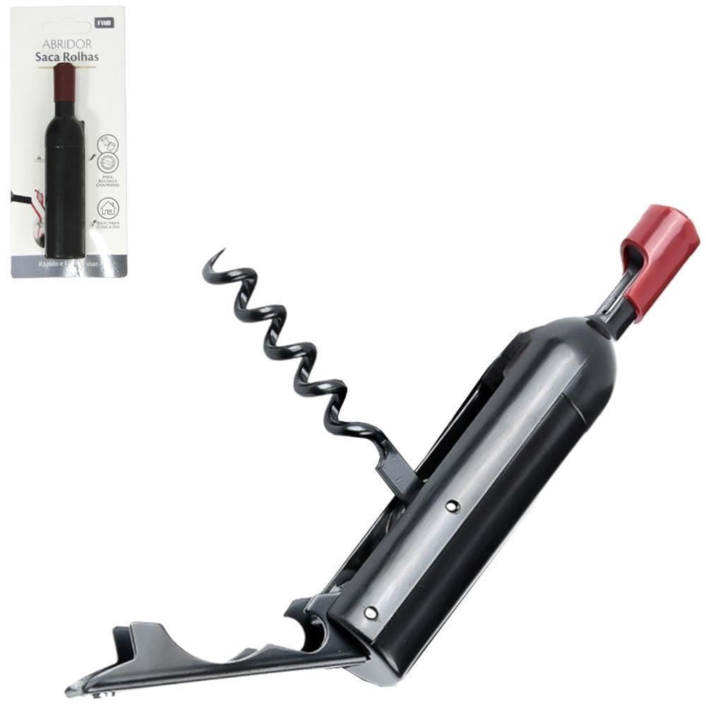 Abridor De Vinho / Saca Rolha Magnetico Garrafa 11,5X2,4Cm