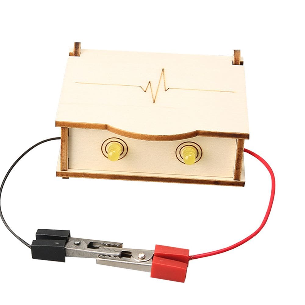 Detector condutor de experimentos científicos de madeira para crianças