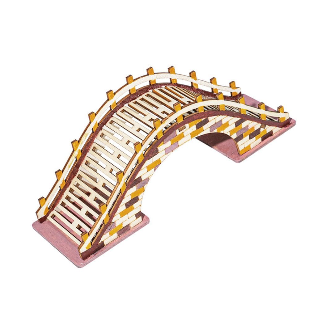 Kit científico, ponte em arco de madeira DIY para crianças, educação STEM