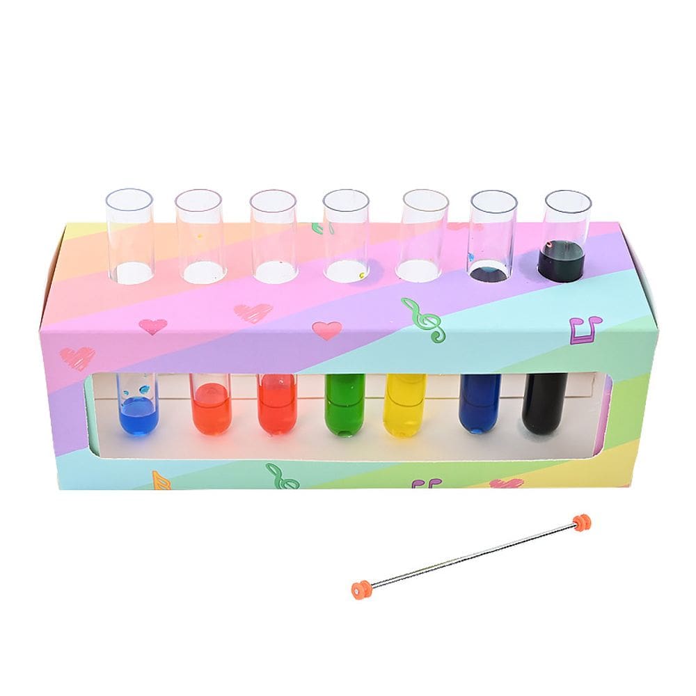 Garrafa de música colorida DIY Science Experiments para crianças