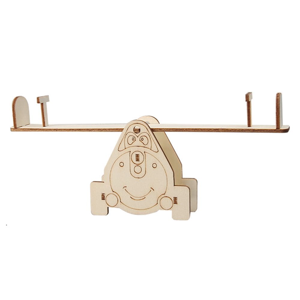 Kit de experimentos científicos DIY, gangorra de madeira para crianças STEM