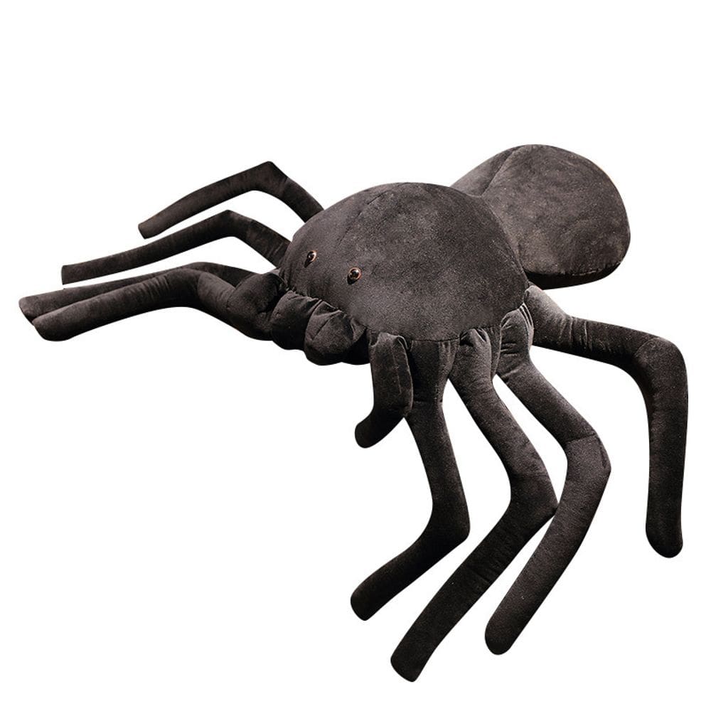Boneca de brinquedo de pelúcia Black Spider 40 cm de pelúcia macia