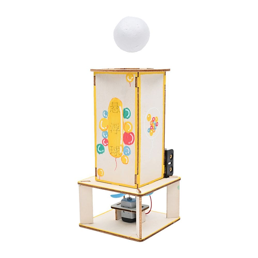 Kit de bolas flutuantes Science Experiments STEM de madeira com motor
