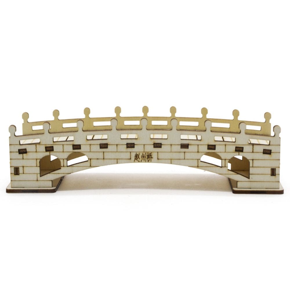 Kits científicos: ponte de madeira modelo Zhaozhou Bridge para crianças