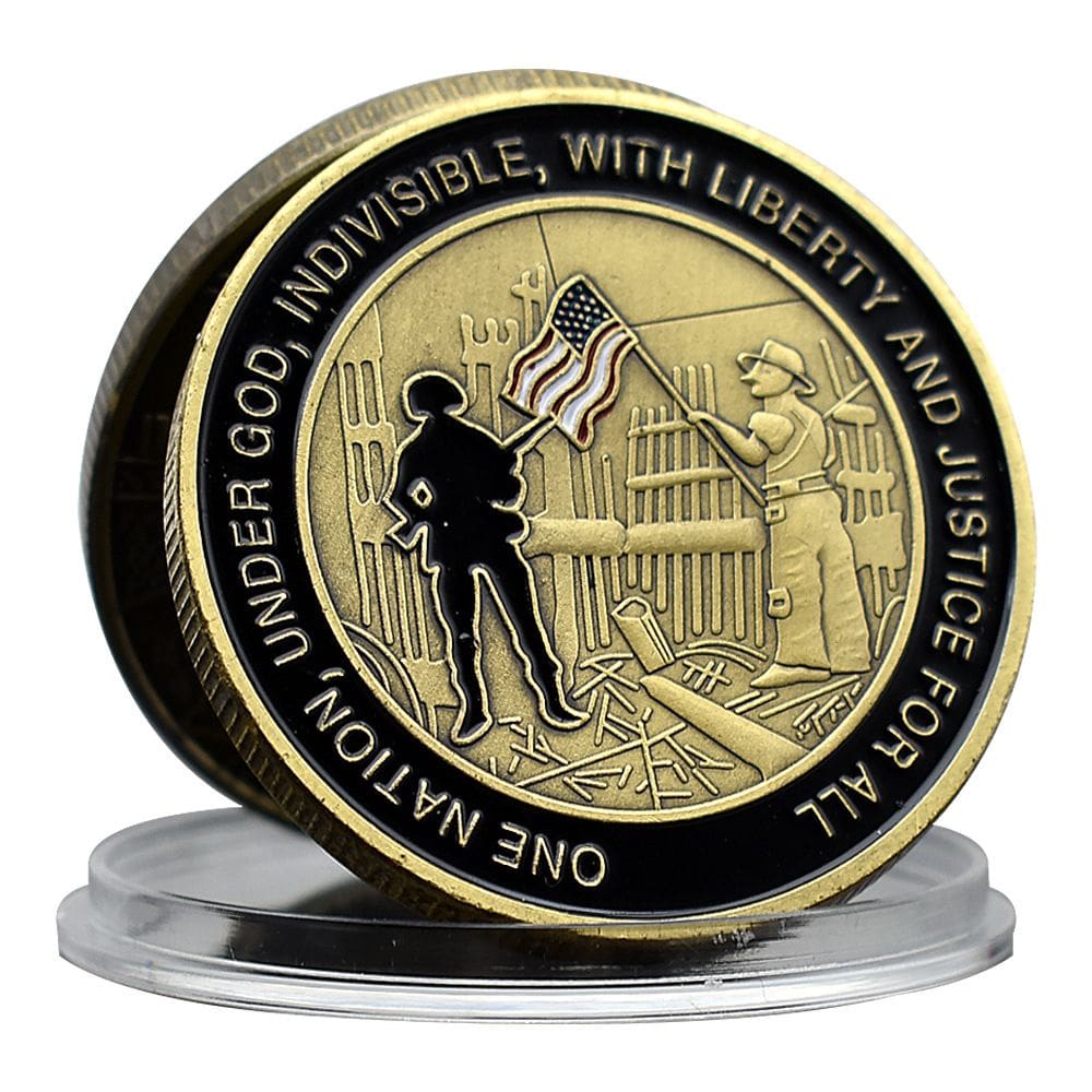 Desafio comemorativo de tributo militar em moeda do 11 de setembro do Exército dos EUA