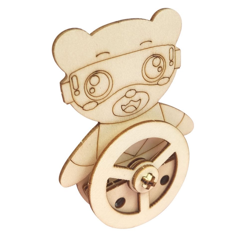 Kit de experimentos científicos DIY Wooden Roly-Poly Bear Kids 6+