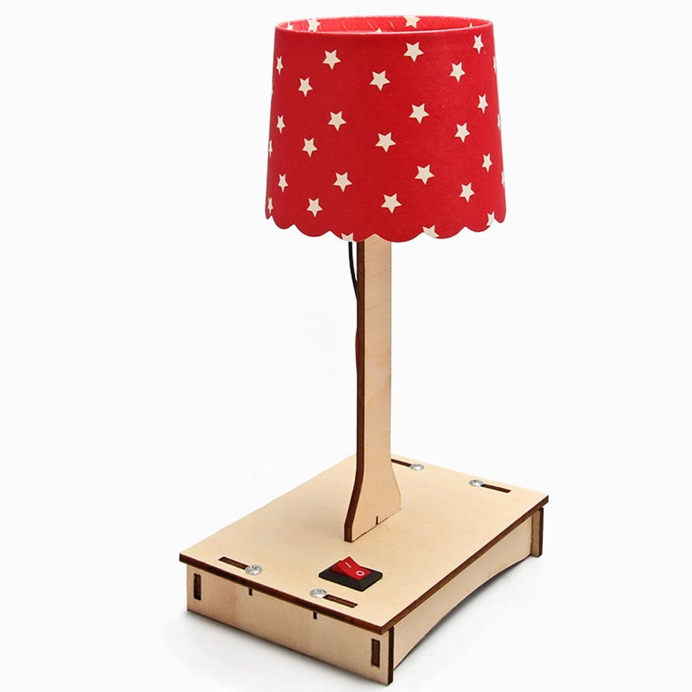 Candeeiro de mesa de madeira Science Experiments DIY STEM Kids 8-14y