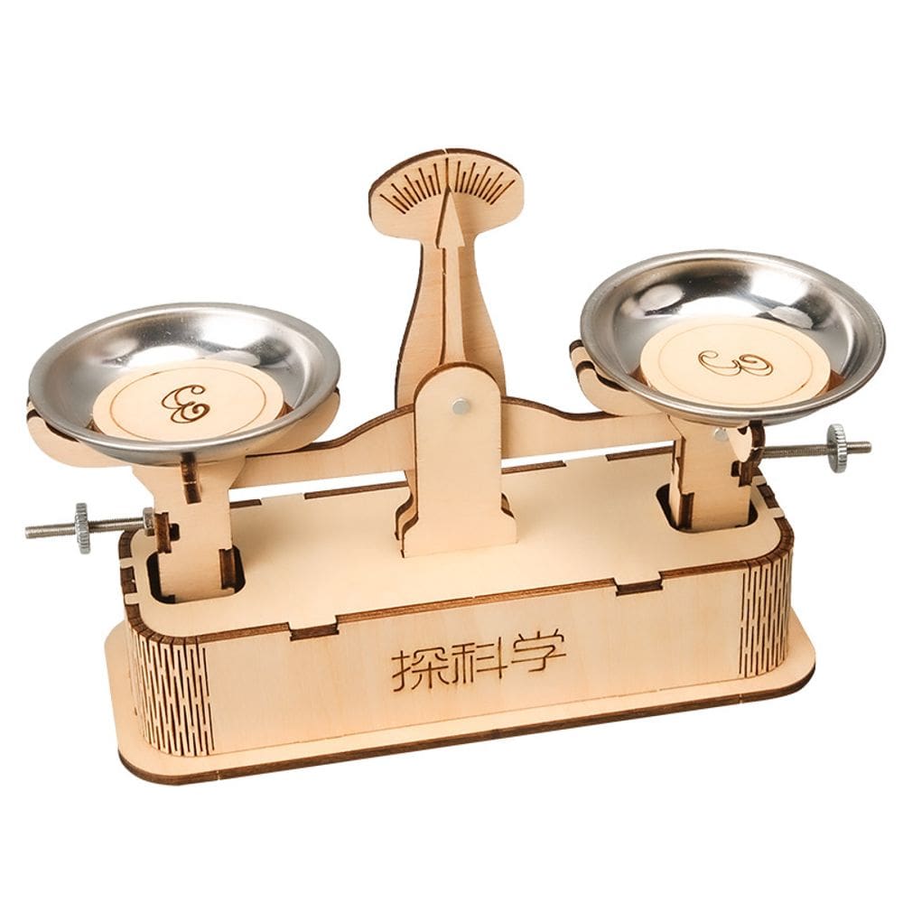 Kits científicos Balance Scale Wooden DIY STEM Education Kids