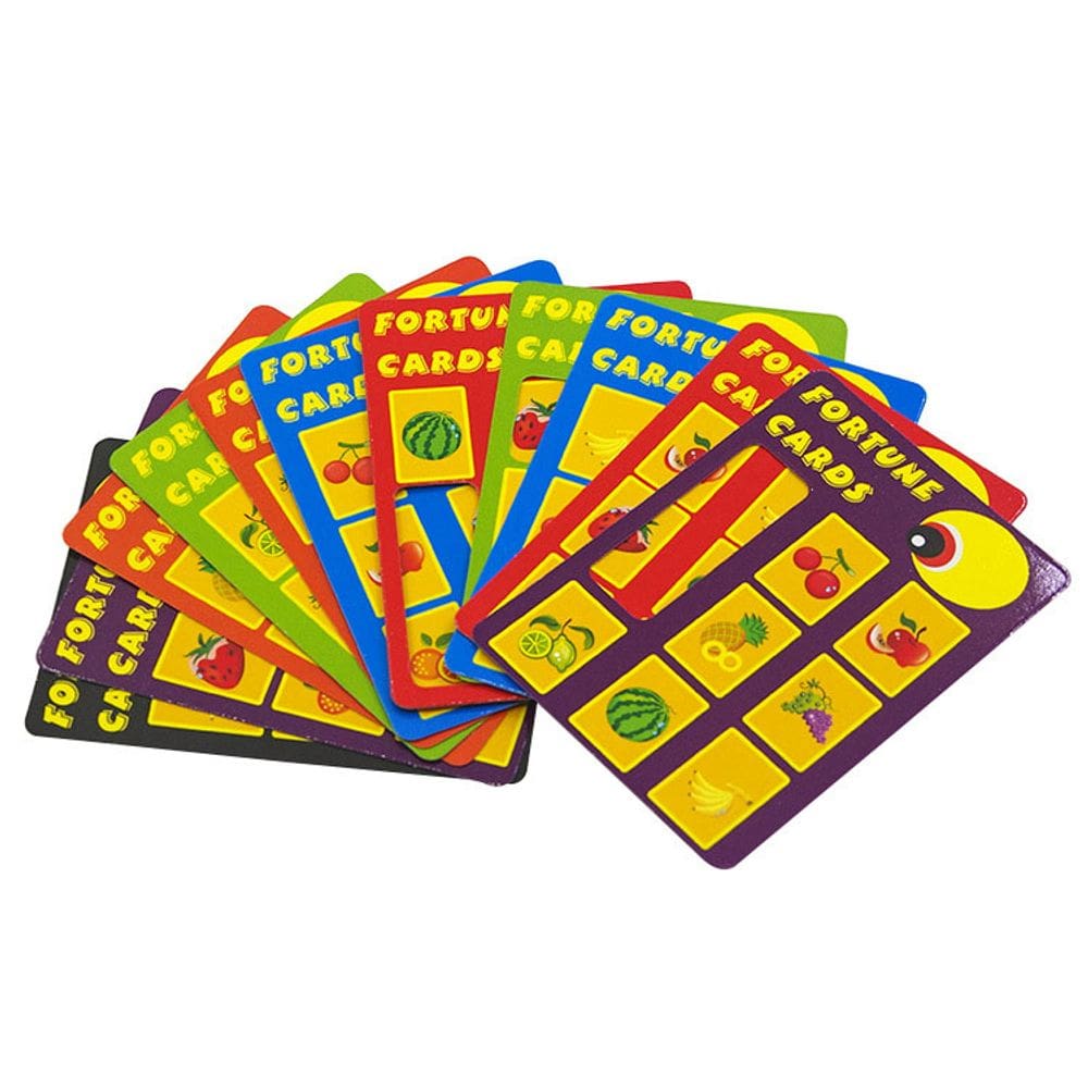 Truque mágico de leitura mental de cartas de previsão de fortuna