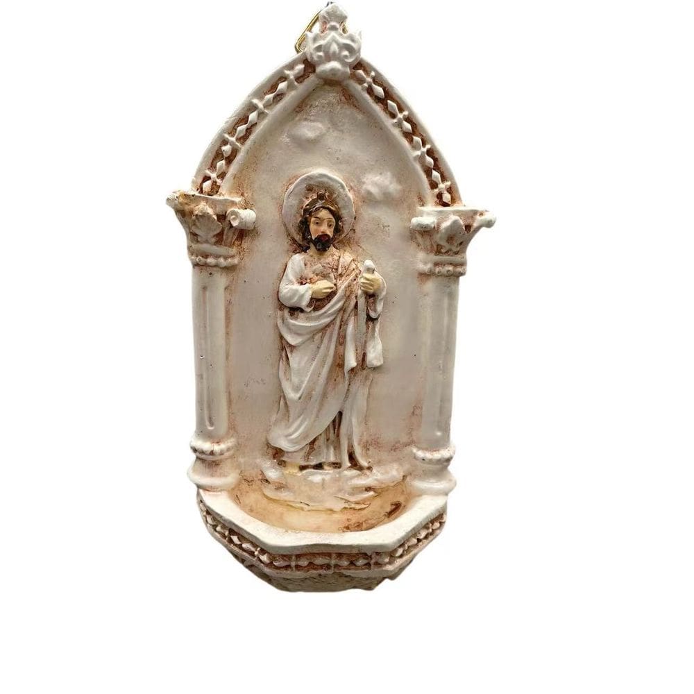 Estátuas, estatuetas, escultura, ornamento, resina, coração sagrado