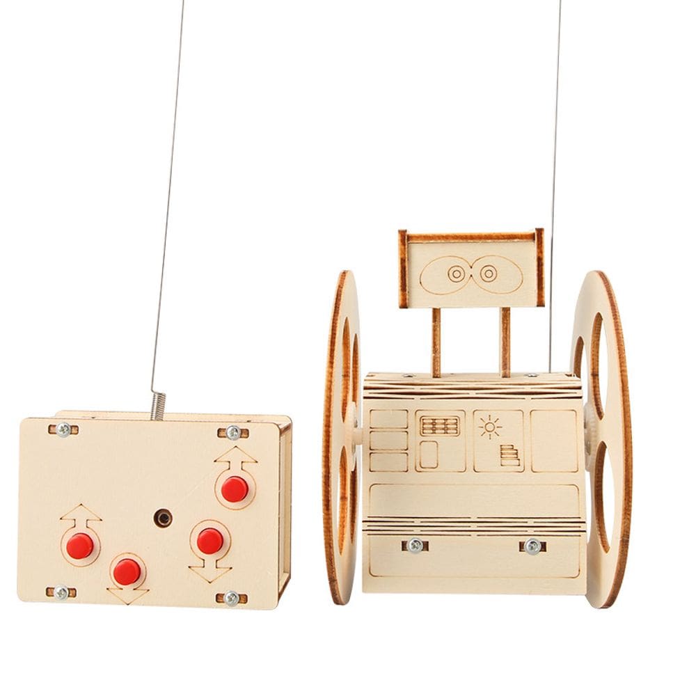 Kit de experimentos científicos para controle remoto Balance Robot Wood