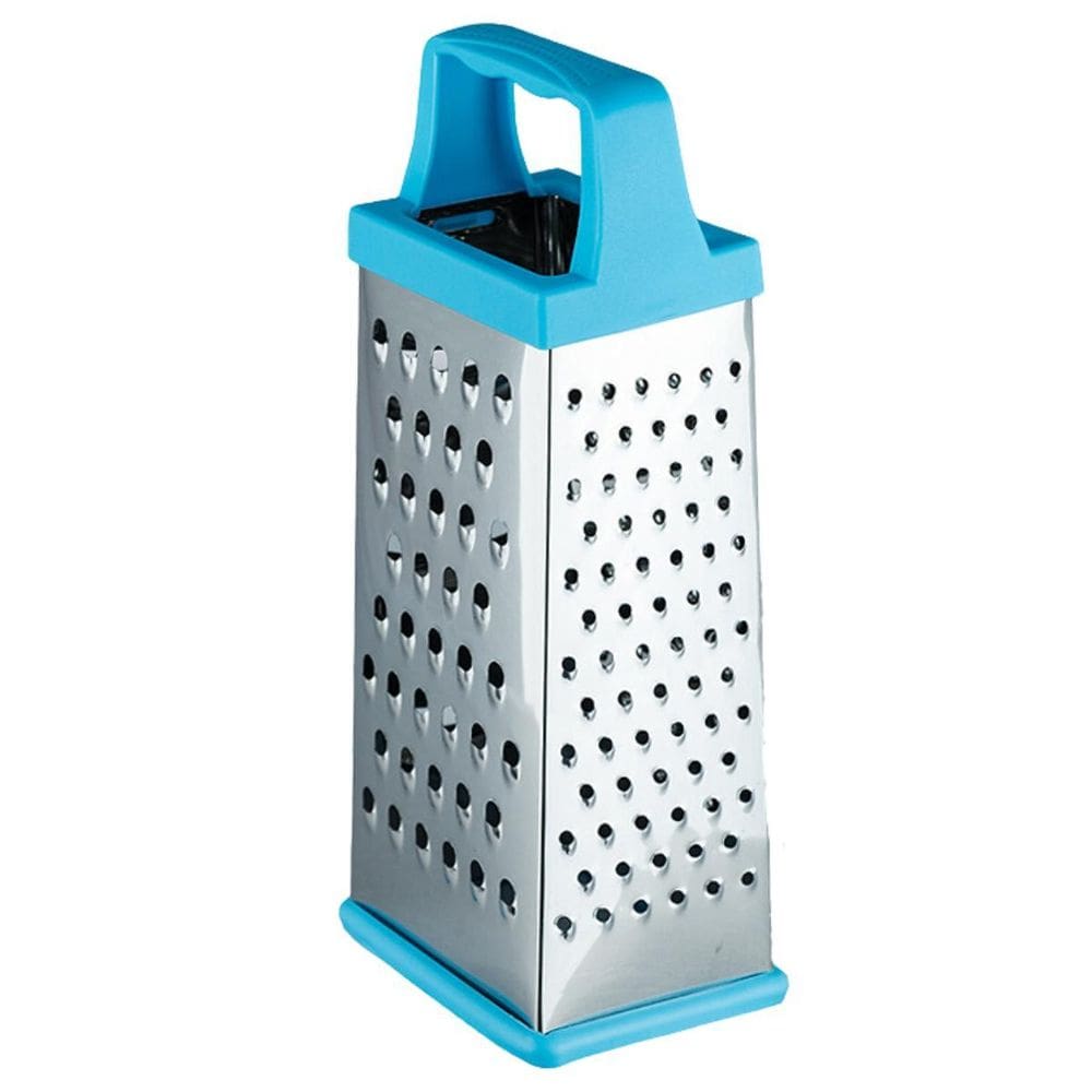 Ralador De Cozinha Inox 4 Lados Retangular Queijos Vegetais